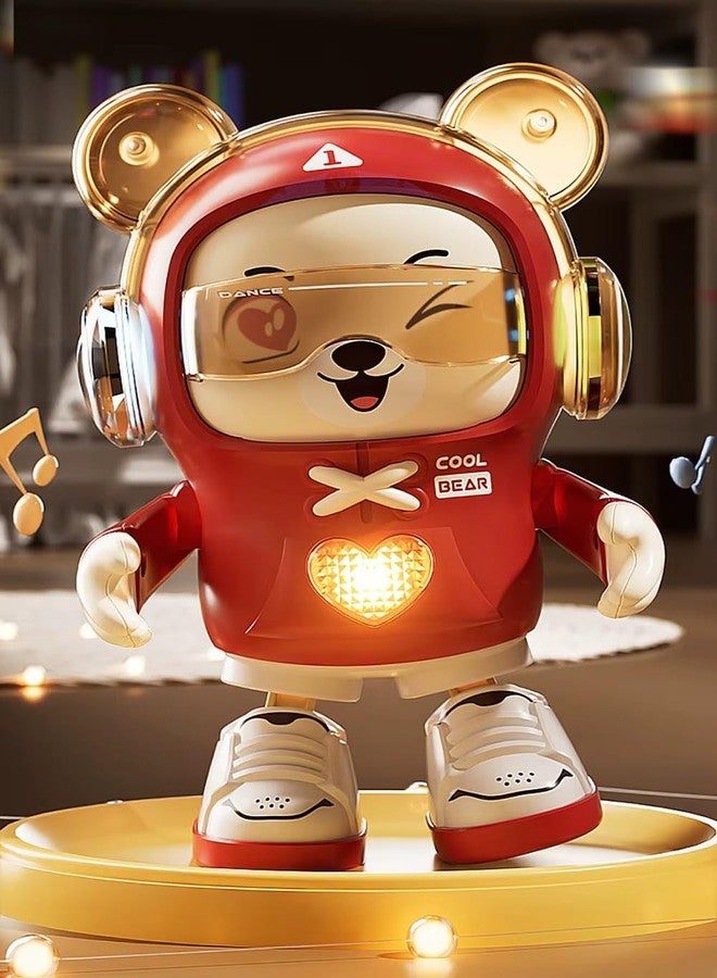 Jack Royal Dancing Bear with Light and Musical Dancing Love Gesture Fun Moving Crawling Toy for Babies Age 6-12 Months Toddlers Toy and Kids (Blue) - Image 3